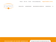 Tablet Screenshot of ergotech.nl